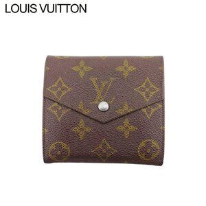 LOUIS VUITTON W Hook Wallet Monogram Monogram Canvas Authentic Used